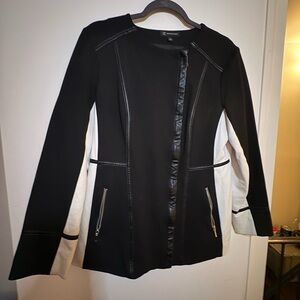 INC International Concepts Black and White Blazer